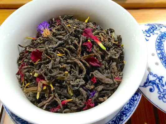 Shu Pu-erh+Flowers (2016yr) 02