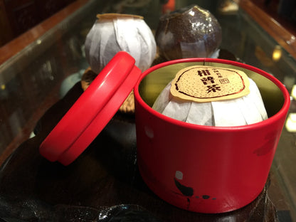 Tangerine Shu Pu-erh + Tin (2016yr) 03