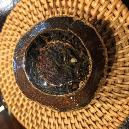 Tangerine Shu Pu-erh + Tin (2016yr) 04
